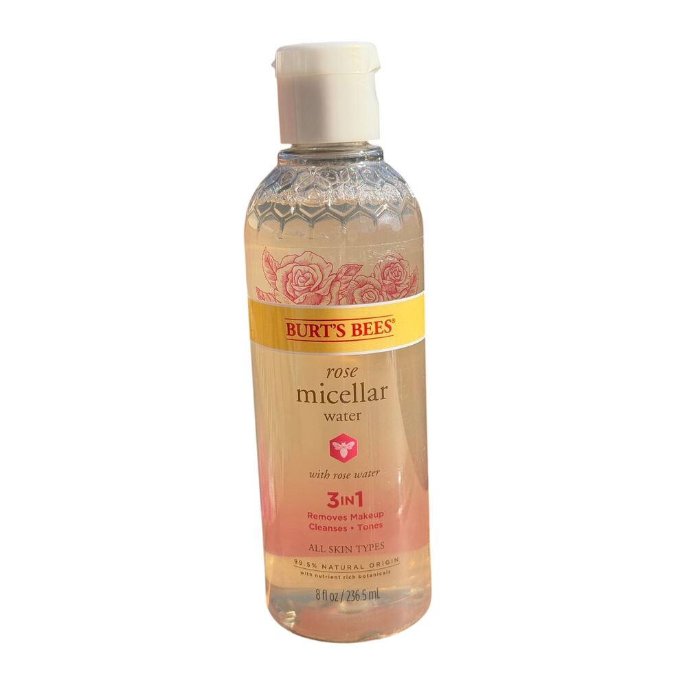 Burt's Bees Rose Micellar Water ~ 8 FL OZ ~ All Skin Types